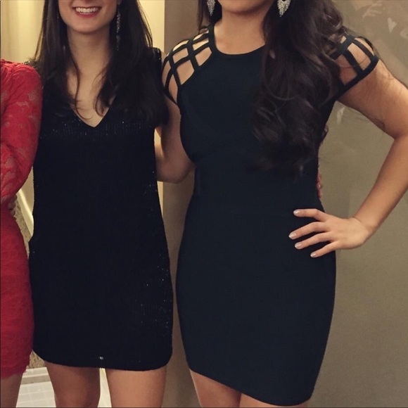 Bebe Bodycon Caged Dress - Picture 7 of 7